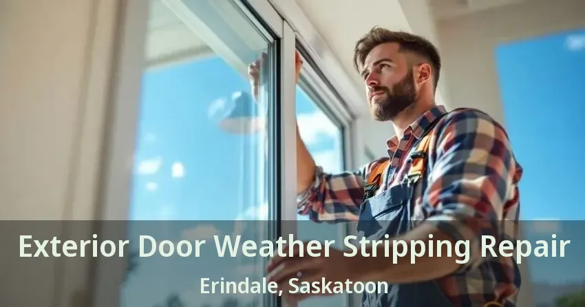 Exterior Door Weather Stripping Repair Erindale, Saskatoon - SK
