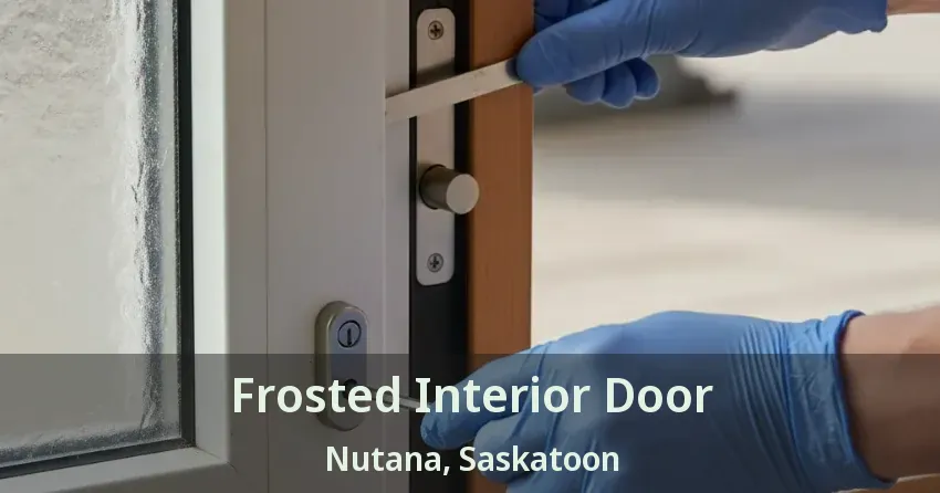 Frosted Interior Door Nutana, Saskatoon - SK