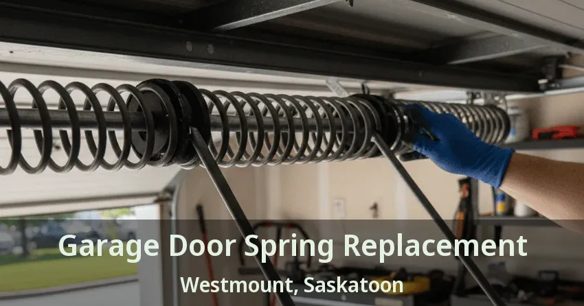 Garage Door Spring Replacement Westmount, Saskatoon - SK