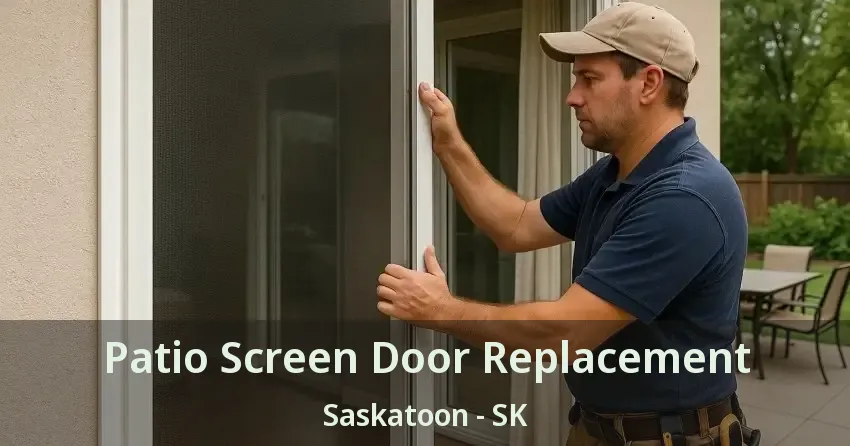 Patio Screen Door Replacement Saskatoon - SK