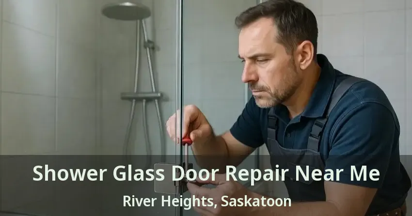 Shower Glass Door Repair Near Me River Heights, Saskatoon - SK