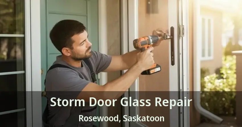 Storm Door Glass Repair Rosewood, Saskatoon - SK