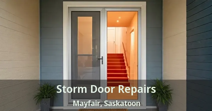 Storm Door Repairs Mayfair, Saskatoon - SK
